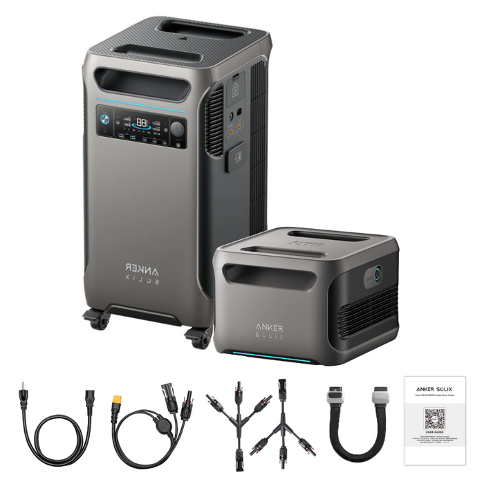 Anker SOLIX F3800 + Expansion Battery, 7680Wh | 6000W