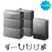 Anker SOLIX E10 Manual Backup Kit | 6 kWh - 30 kWh LiFePO4 Battery | 10-30 kW Turbo Output | Smart Grid & Storm-Guard - Off Grid Stores