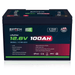 Epoch Batteries 12V 100Ah (1.28kWh) Eco Series LiFePO4 Battery - Off Grid Stores