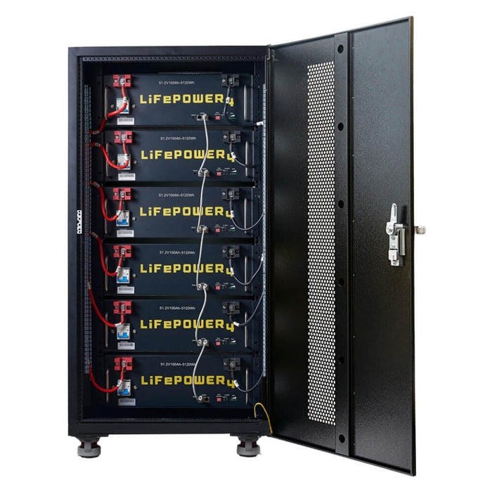 EG4 6 Slot Enclosed Battery Rack