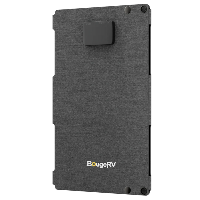 BougeRV 50W Fiberglass Flexible Portable Solar Panel With JuiceGo Power