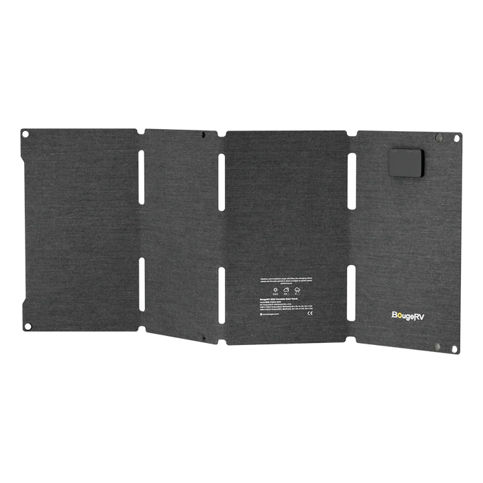 BougeRV 50W Fiberglass Flexible Portable Solar Panel With JuiceGo Power