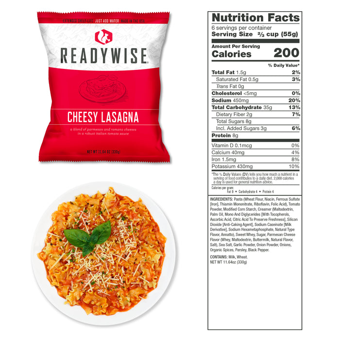 ReadyWise 240 Serving Package of Long Term Emergency Food Supply