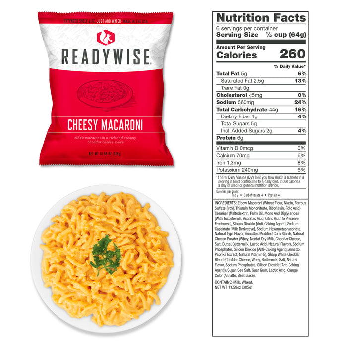 ReadyWise 2160 Serving Package of Long Term Emergency Food Supply