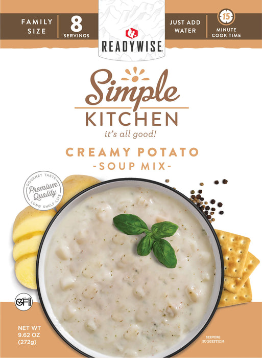 ReadyWise 6-Pack Simple Kitchen 8 Serving Creamy Potato Soup Mix