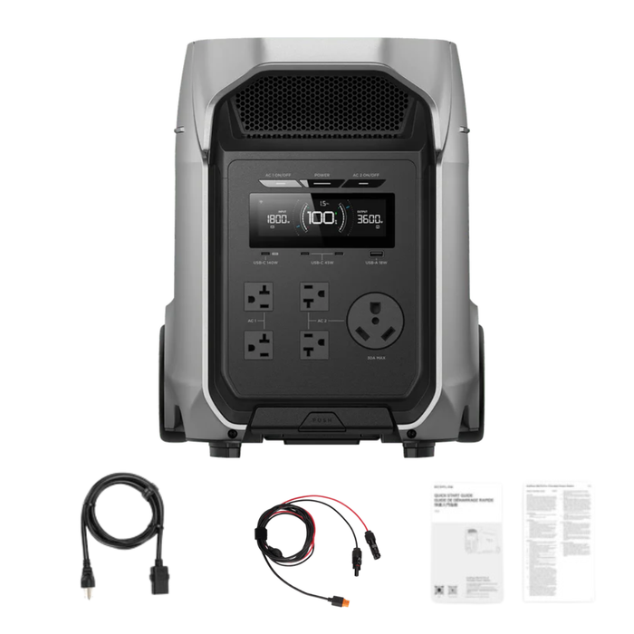 EcoFlow DELTA 3 Ultra Plus 3072Wh 3600W Portable Power Station