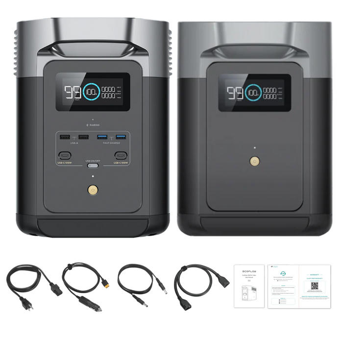 EcoFlow DELTA 2 + DELTA 2 Smart Extra Battery