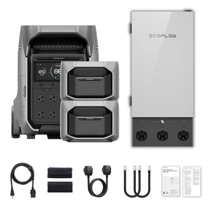 EcoFlow DELTA Pro 3 Portable Power Station + Smart Home Panel 2