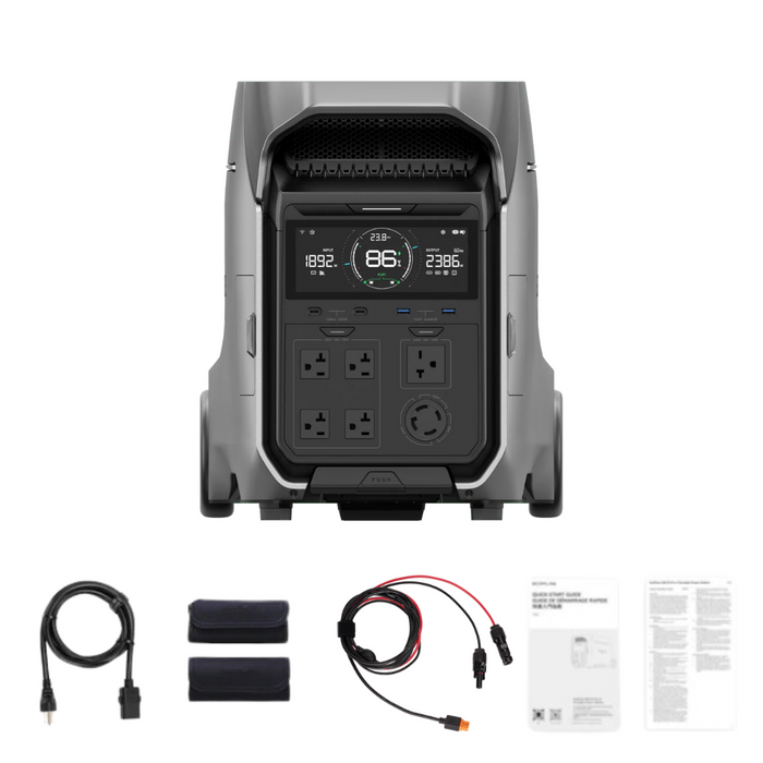 EcoFlow DELTA Pro 3 + XT60i Cable Kit