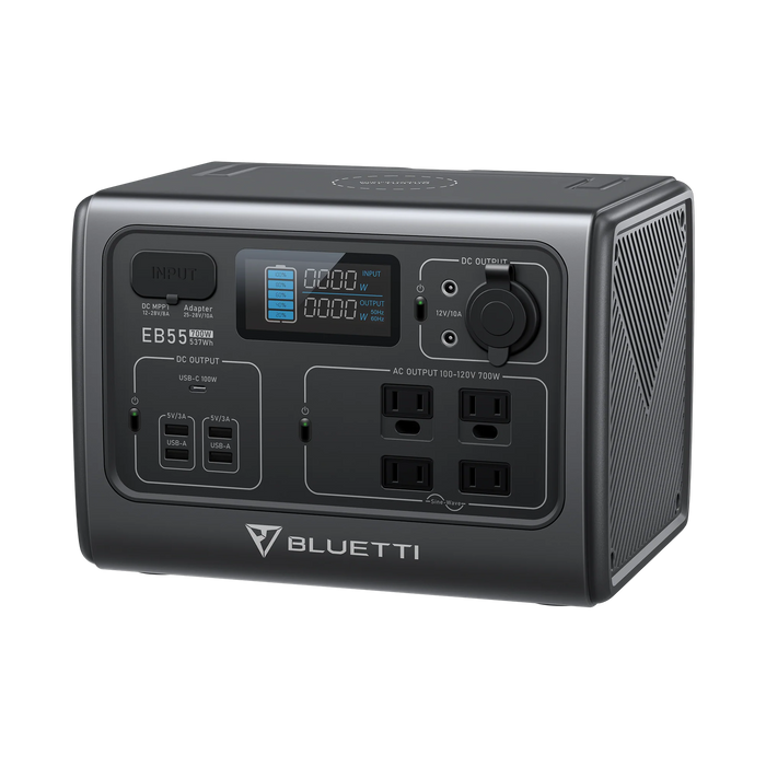 BLUETTI EB55 Portable Power Station | 700W 537Wh