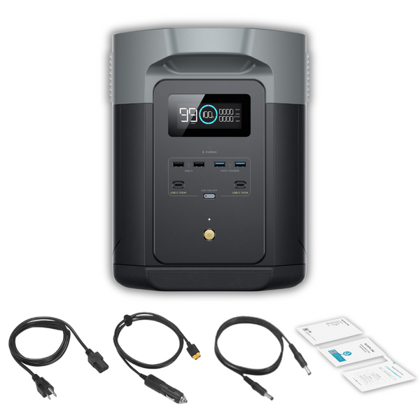 2048Wh EcoFlow ポータブル電源 DELTA 2 Max DELTA 2 Max Portable Power Station Ideal for Travel | EcoFlow US