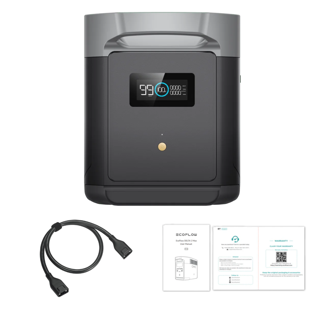 EcoFlow DELTA 2 Max Smart Extra Battery - Off Grid Stores EcoFlow DELTA 2 Max Smart Extra Battery - Off Grid Stores