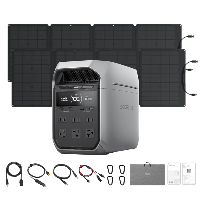 EcoFlow DELTA 3 Plus 1024Wh 1800W Solar Generator & Kits