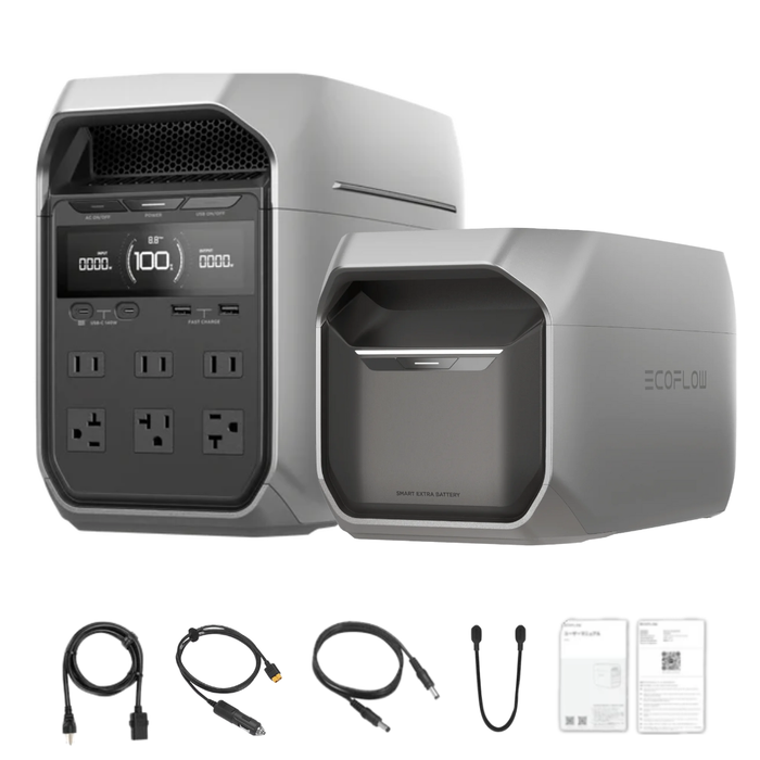 EcoFlow DELTA 3 Plus 1024Wh 1800W Solar Generator & Kits