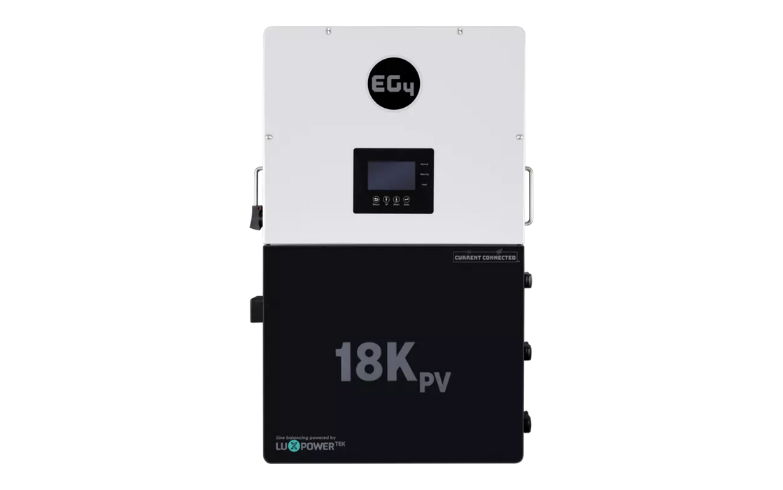 EG4 48V PowerPro LiFePO4 Battery (14.3kWh-85.8kWh) + 18kPV 12000W 48V Split Phase Hybrid Inverter