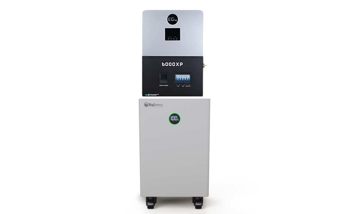 BigBattery NEXUS 51.2V 15kWh LiFePO4 Battery + EG4 6000XP 6000W 48V Split Phase Off-Grid Inverter Kit