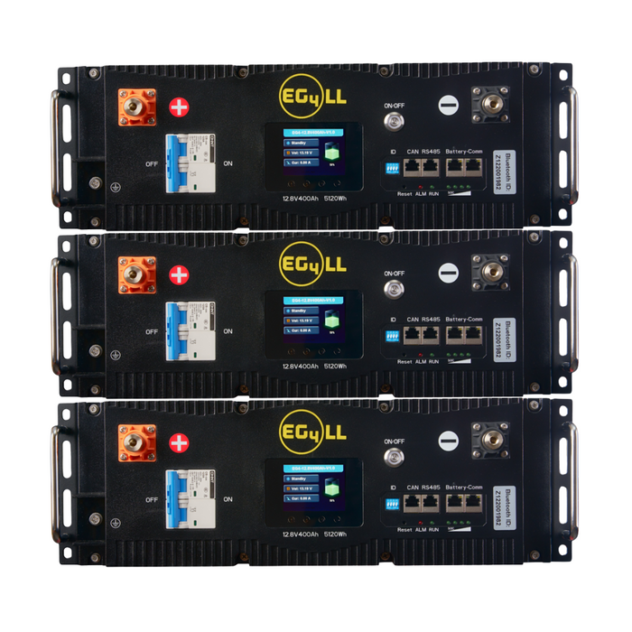 EG4 LL V2 12V 400AH Lithium Server Rack Battery (2-6 Battery Bundles)