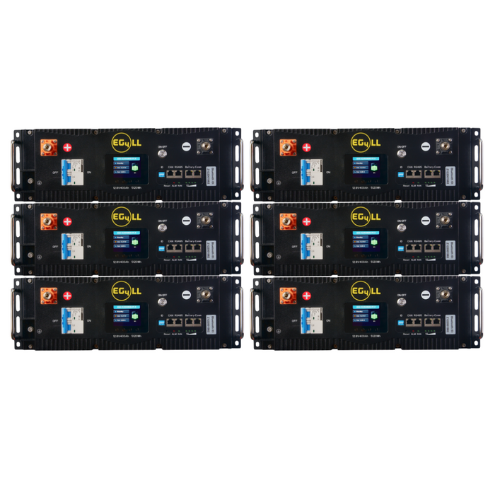 EG4 LL V2 12V 400AH Lithium Server Rack Battery (2-6 Battery Bundles)