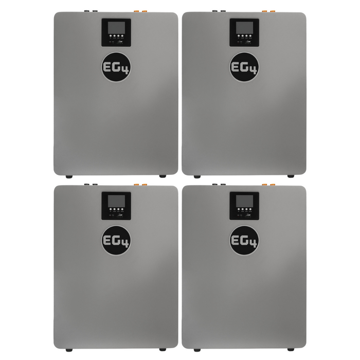 EG4 WallMount Indoor 48V 100Ah Lithium Battery (2-6 Battery Bundles)