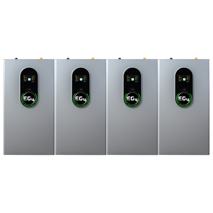 EG4 WallMount Indoor 48V 280Ah (14.3kWh) LiFePO4 Battery (2-6 Battery Bundles)