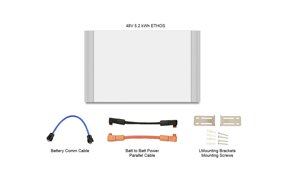 BigBattery ETHOS 48V 200Ah 10.2kWh 2 Module LiFePO4 Battery