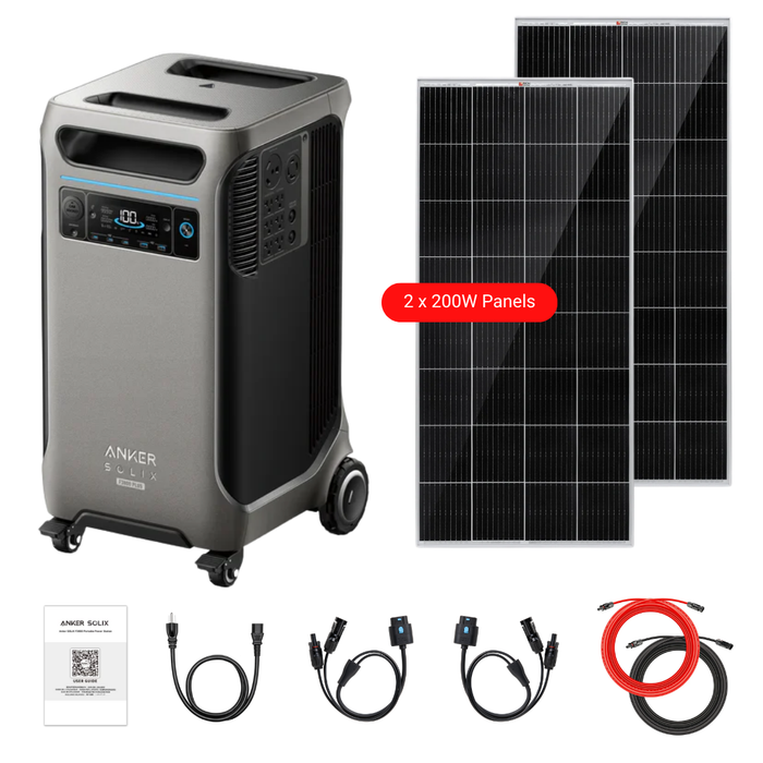 Anker SOLIX F3800 Plus Portable Power Station + Choose Custom Bundle Option