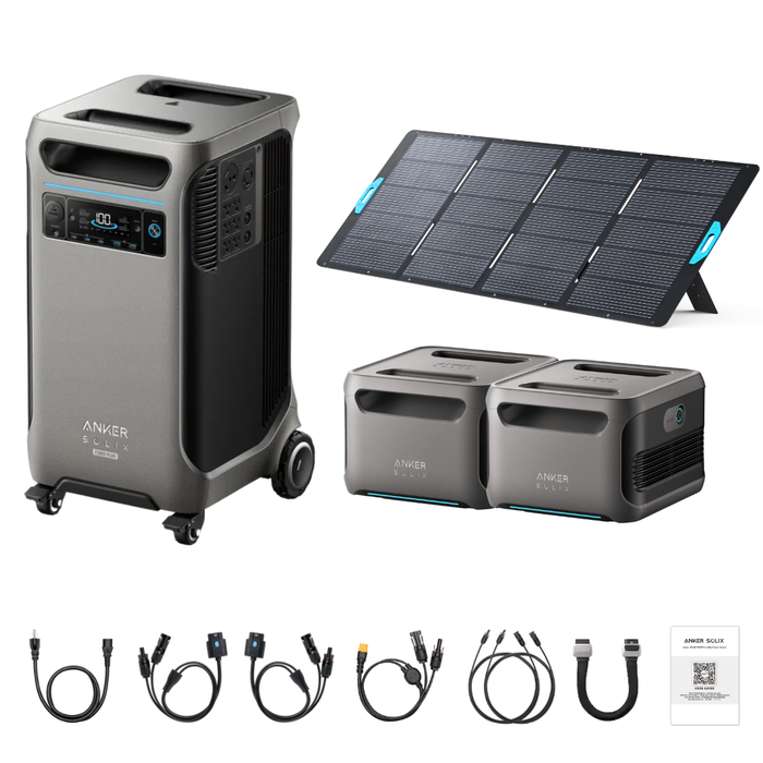 Anker SOLIX F3800 Plus Portable Power Station + 400W Portable Solar Panel