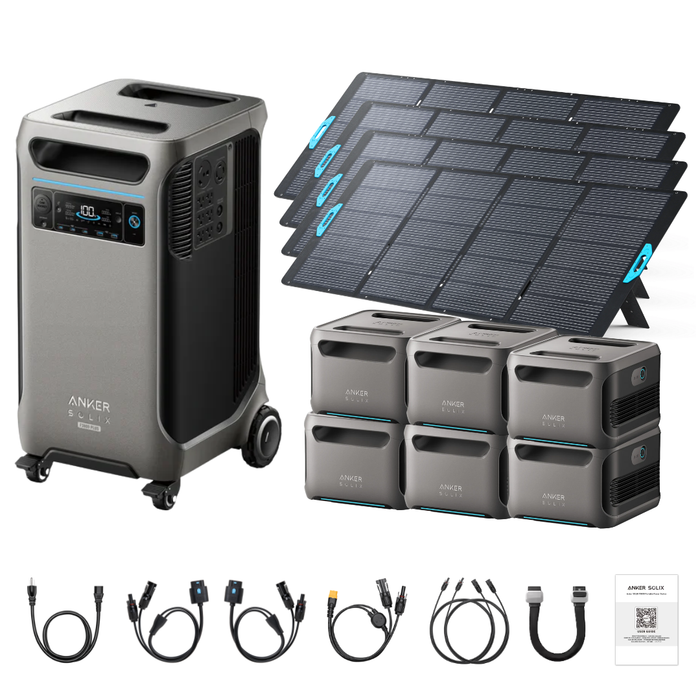 Anker SOLIX F3800 Plus Portable Power Station + 400W Portable Solar Panel