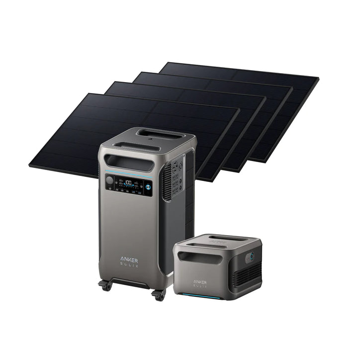 Anker SOLIX F3800 + Expansion Battery + 410W Rigid Solar Panels