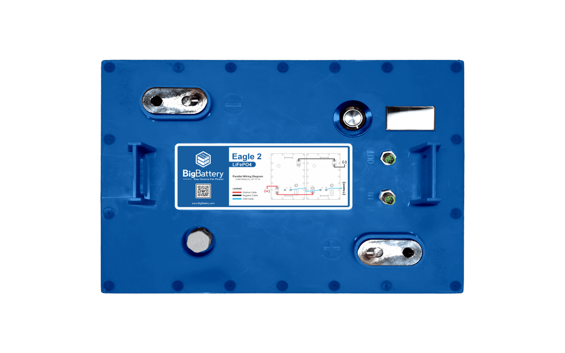 BigBattery EAGLE 2 24V 64Ah 1.63kWh LiFePO4 Battery