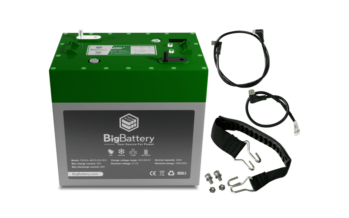 BigBattery EAGLE 2 48V 32Ah 1.63kWh LiFePO4 Battery