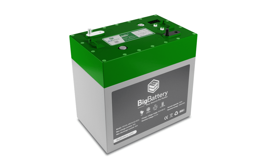 BigBattery EAGLE 2 48V 32Ah 1.63kWh LiFePO4 Battery