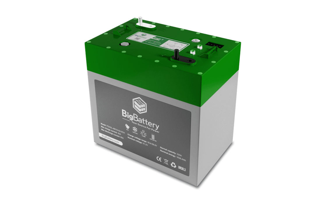 BigBattery EAGLE 2 48V 32Ah 1.63kWh LiFePO4 Battery