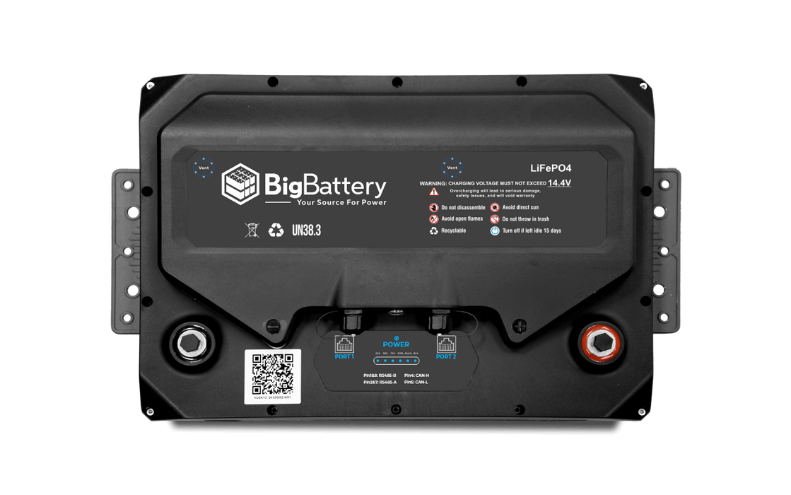 BigBattery HUSKY 2 12V 400Ah 5.12kWh LiFePO4 Battery