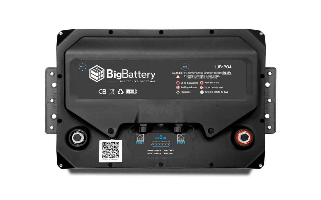 BigBattery HUSKY 2 24V 200Ah 5.12kWh LiFePO4 Battery