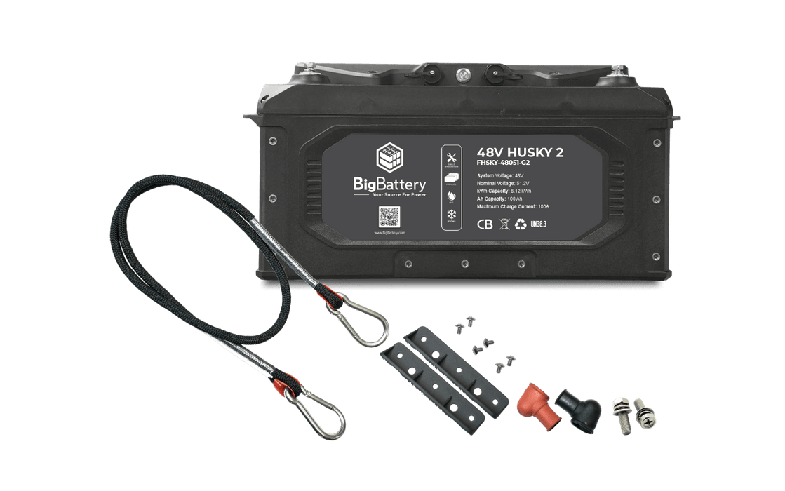 BigBattery HUSKY 2 48V 100Ah 5.12kWh LiFePO4 Battery