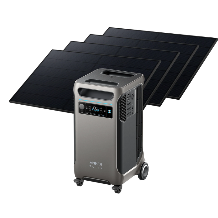 Anker SOLIX F3800 Solar Generator + 405W Rigid Solar Panels