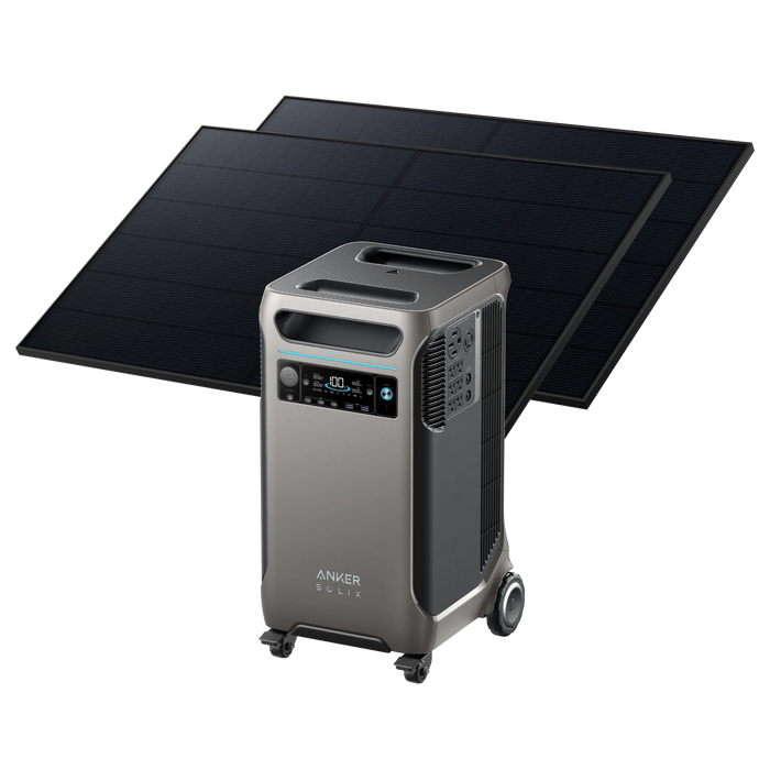 Anker SOLIX F3800 Solar Generator + 405W Rigid Solar Panels