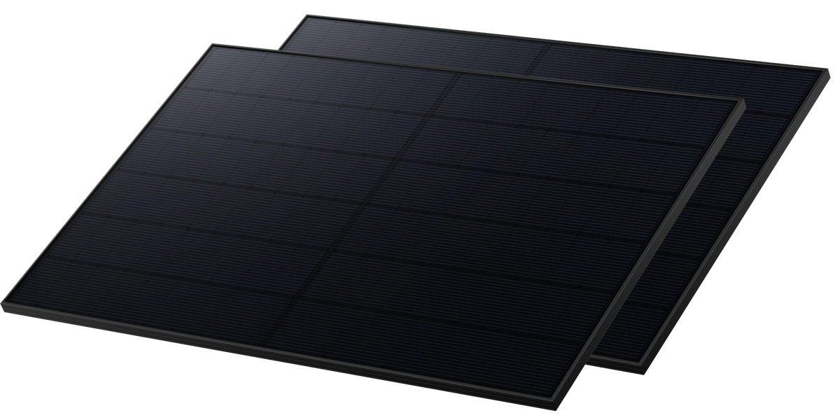 2 x Anker SOLIX 410W Rigid Monocrystalline Solar Panels - Off Grid