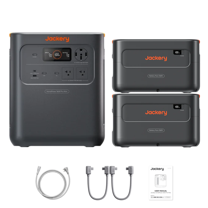 Jackery HomePower 3600 Pro Max + Extra Batteries