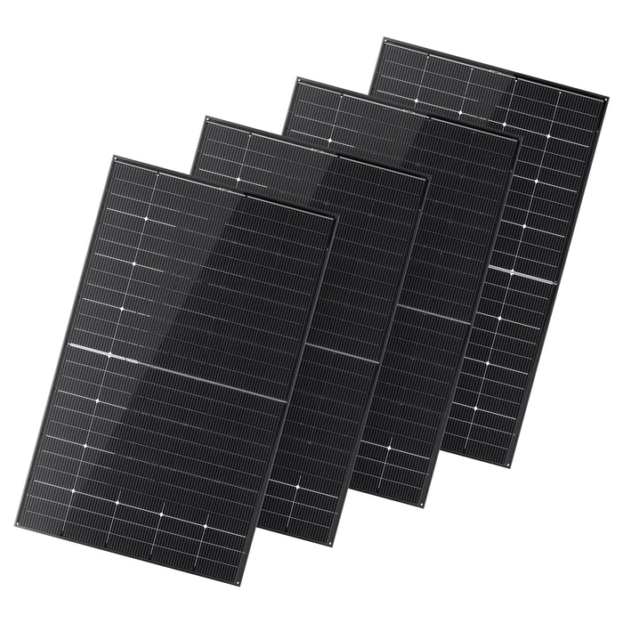 BougeRV 300 Watt N-Type Rigid Bifacial 16BB Mono Solar Panel