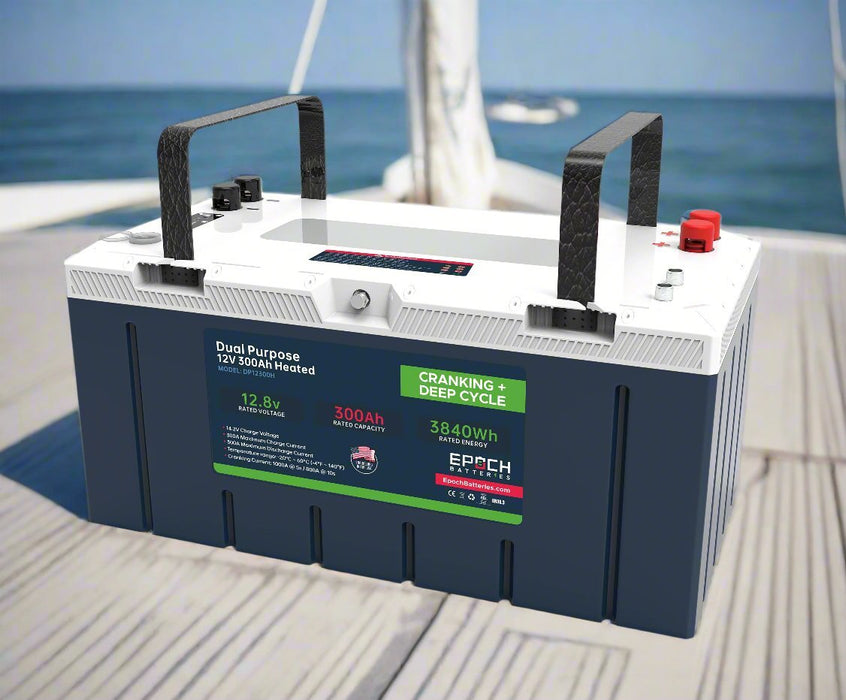Epoch Batteries 12V 300Ah Cranking & Deep Cycle Lithium Battery (Dual Purpose) - Off Grid Stores