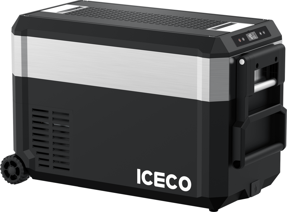 ICECO JP40 Pro Silver 39QT 37L Dual Zone Wheeled Portable Freezer