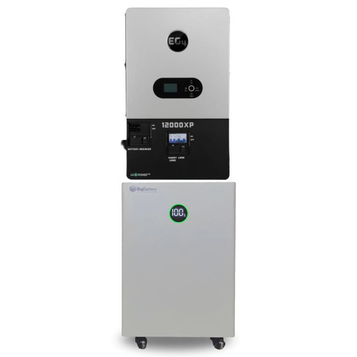 BigBattery NEXUS 51.2V 15kWh LiFePO4 Battery + EG4 12000XP 12,000W 48V Split Phase Off-Grid Inverter Kit