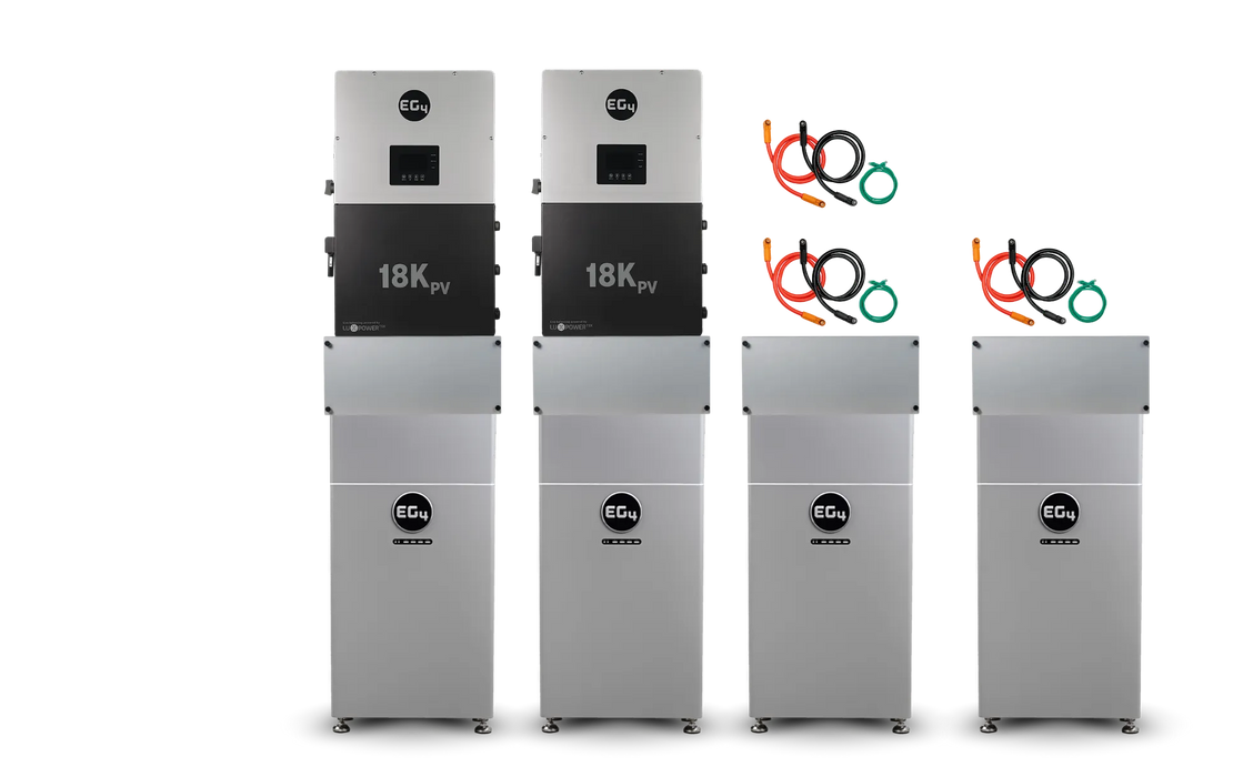 EG4 48V 314Ah WallMount Indoor LiFePO4 Battery + 18kPV All-in-One Hybrid Solar Inverter