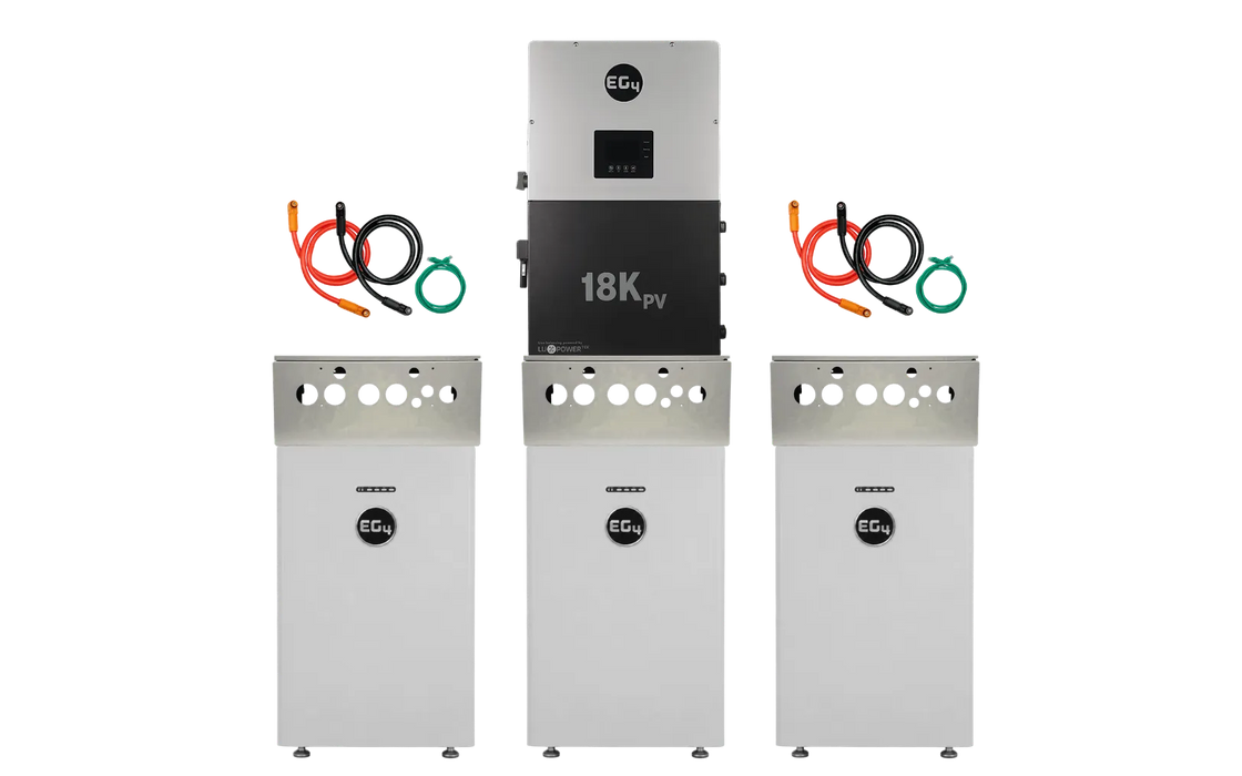 EG4 48V 314Ah WallMount All-Weather LiFePO4 Battery + 18kPV All-in-One Hybrid Solar Inverter