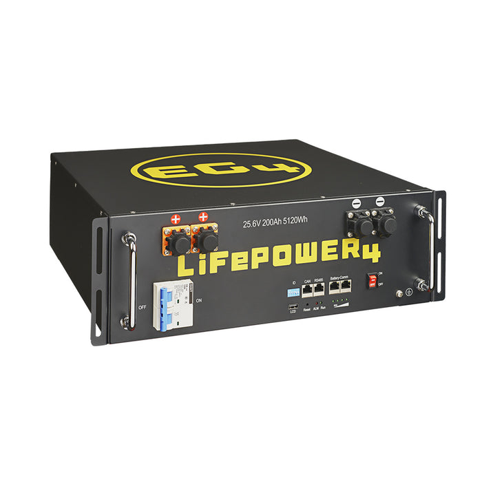 EG4 LifePower4 V2 24V 200AH Lithium Server Rack Battery (2-6 Battery Bundles)
