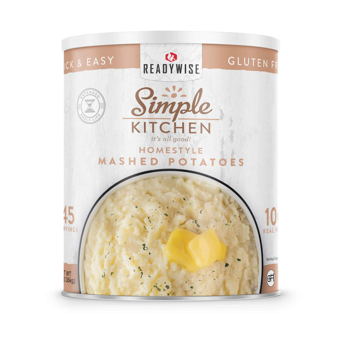 ReadyWise Simple Kitchen Homestyle Mashed Potatoes 45 Serving Can