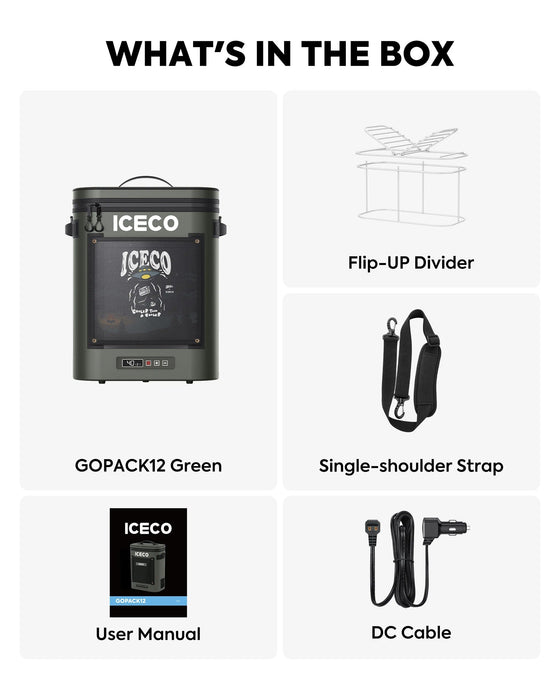 ICECO 12L GOPack12 Single Zone Portable Backpack Cooler - Off Grid Stores