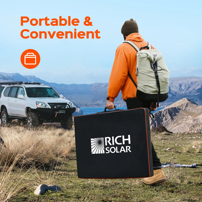 Rich Solar MEGA 200 Watt Portable Briefcase Solar Panel